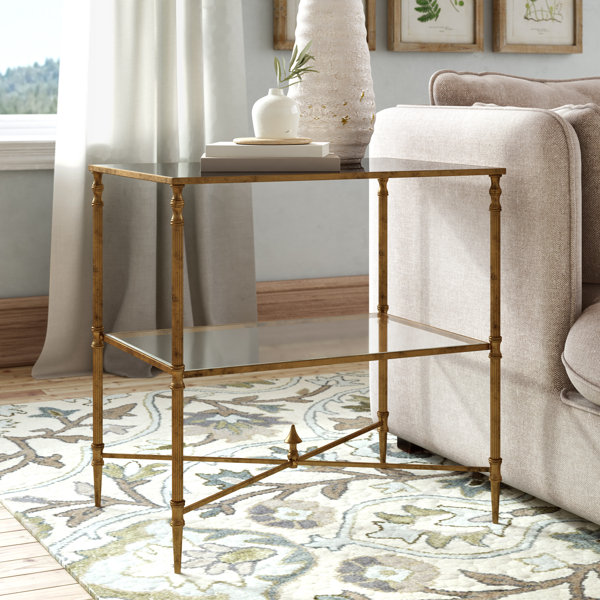 Birch Lane Allenhurst Glass End Table & Reviews Wayfair Canada